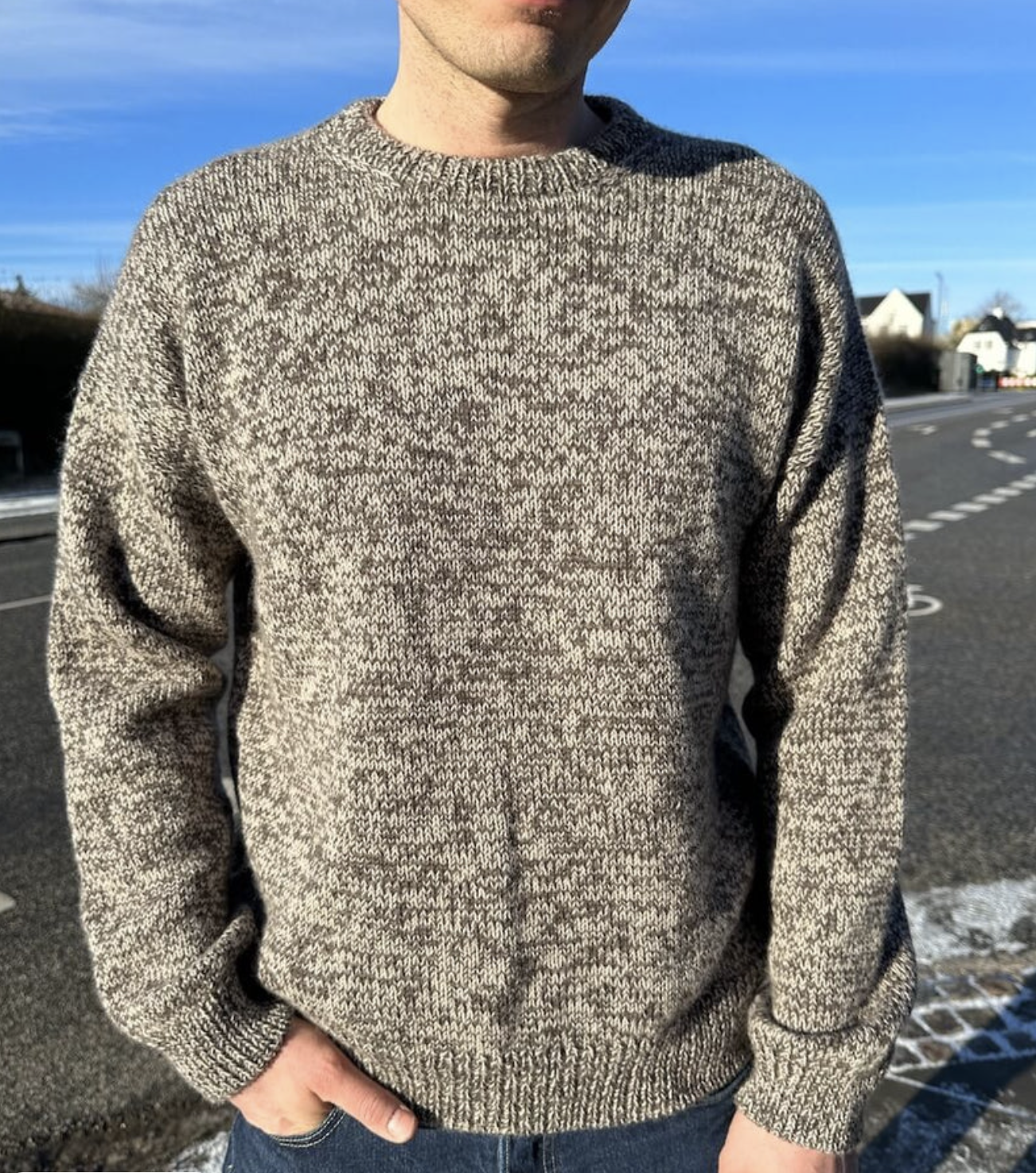 Melange Sweater - Man